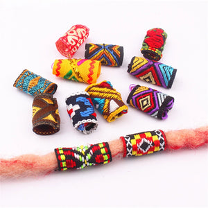 12pcs Ethnic Style Hair Beads Clips Spiral Hairpin Hair Accessories
