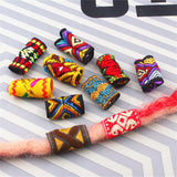 12pcs Ethnic Style Hair Beads Clips Spiral Hairpin Hair Accessories