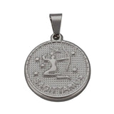 Stainless Steel 12 Constellation Zodiac Sign Charm Set Jewelry