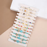 12pcs Shell Bracelets Conch Anklets Turquoise Beach Foot Chains Charms