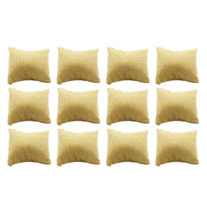 12pcs Small Watch Pillow Cushion Display Holder Showcase Organizer