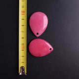 12pcs Rose Pink Jades Pendant Natural Stone Jaspers Necklace Pendants