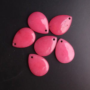 12pcs Rose Pink Jades Pendant Natural Stone Jaspers Necklace Pendants