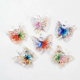 12pcs Lampwork Butterfly Pendants for DIY Jewelry Making