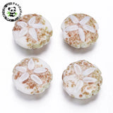 12pcs Ocean Theme Lampwork Spacer Beads for Bracelet Necklace 11~31x9~22mm