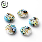 12pcs Ocean Theme Lampwork Spacer Beads for Bracelet Necklace 11~31x9~22mm