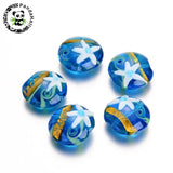 12pcs Ocean Theme Lampwork Spacer Beads for Bracelet Necklace 11~31x9~22mm