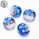 12pcs Ocean Theme Lampwork Spacer Beads for Bracelet Necklace 11~31x9~22mm
