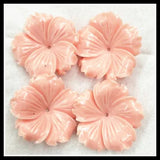 12pcs Flower Beads 30mm Middle Hole DIY Jewelry Findings Various Colors