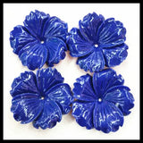 12pcs Flower Beads 30mm Middle Hole DIY Jewelry Findings Various Colors