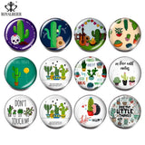 12pcs Vintage Animal Pets Glass Snap Buttons for Bracelets