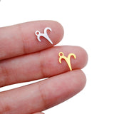 12pcs Stainless Steel Zodiac Charms Constellations For DIY Bracelet