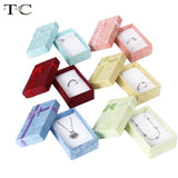 12pcs Assorted Colors Ring Necklace Set Box Earrings Holder 5*8 Packaging