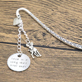 12pcs Baby Deer Fawn Bookmark Love Song Crystal