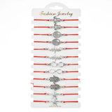 Bohemia Red Rope Chain Bracelet Tree of Life Infinity Love