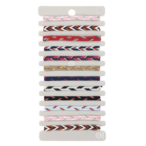 Boho Braided Charms Bracelets for Women Men, Ethnic Jewelry