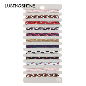 Boho Braided Charms Bracelets for Women Men, Ethnic Jewelry