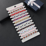 Boho Braided Charms Bracelets for Women Men, Ethnic Jewelry