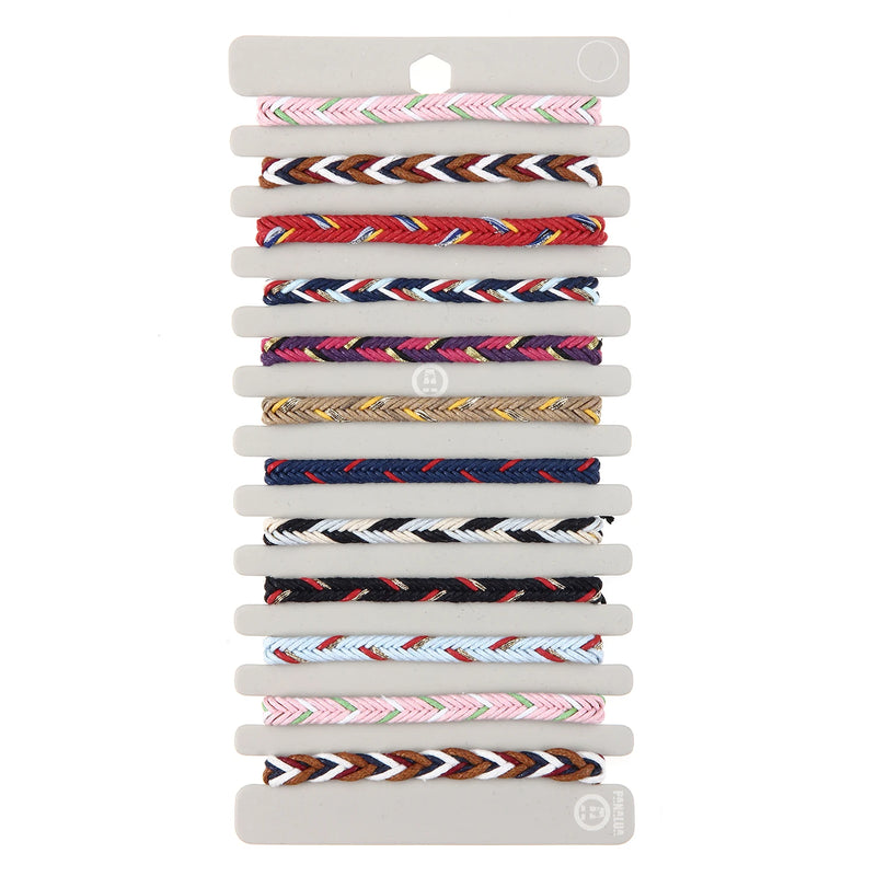 Boho Braided Charms Bracelets for Women Men, Ethnic Jewelry