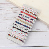 Boho Braided Charms Bracelets for Women Men, Ethnic Jewelry