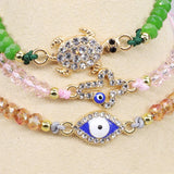 Boho Braided Rope Bracelet Evil Eye Hand Jewelry