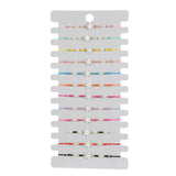 Bohemian Star Seed Beads Charms Bracelet for Women Colorful Crystal Bead