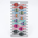 Cartoon Unicorn Skull Tree of Life Charm Bracelet for Kids