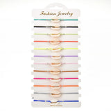 Crystal Shell Rope Bracelet Set Butterfly Skull Evil Eye Bracelets for Women