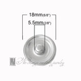 Custom Sport Team Charms Snap Button 18mm for Bracelet Pendant Necklace