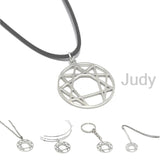 Enneagram of Personality Symbol charm necklace bangle keyring bookmark