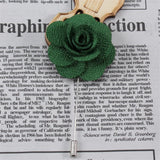 12pcs Fabric Flower Brooches Men/Women Brooch Pins Suits Decoration Lapel Pins