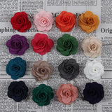 12pcs Fabric Flower Brooches Men/Women Brooch Pins Suits Decoration Lapel Pins