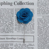 12pcs Fabric Flower Brooches Men/Women Brooch Pins Suits Decoration Lapel Pins