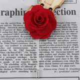 12pcs Fabric Flower Brooches Men/Women Brooch Pins Suits Decoration Lapel Pins
