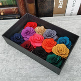 12pcs Fabric Flower Brooches Men/Women Brooch Pins Suits Decoration Lapel Pins