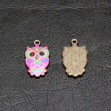 12pcs Colorful Enamel Charms for DIY Jewelry Making