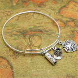 Fire Department bracelet Firefighter Charm bangles Firefighter Jewelry