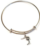 12pcs/lot Gymnast bracelet Charm bangle adjustable Gymnast Jewelry