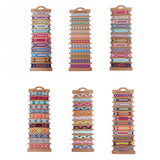12pcs Bohemia Couple Bracelets For Women Men Boho Bangle&Pulsera Jewelry