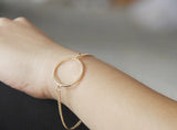 12pcs Geometric Circle Charm Bracelets for Women