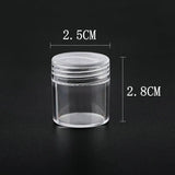 12pcs Plastic Round Jewelry Box Compartment Container Case for Jewelry display