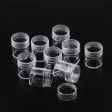 12pcs Plastic Round Jewelry Box Compartment Container Case for Jewelry display