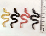12pcs/lot Punk Snake Pendant Men Women Necklace Accessories
