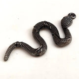 12pcs/lot Punk Snake Pendant Men Women Necklace Accessories