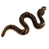 12pcs/lot Punk Snake Pendant Men Women Necklace Accessories