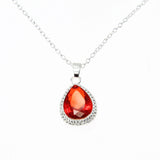 Sofias Amulet Princess Necklace Purple red pink Rhinestone Necklace