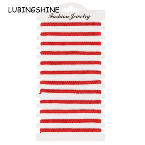 Adjustable Red Rope String Bracelet Set for Women Men