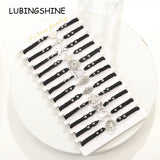 12pcs Unicorn Heart Charms Bracelet Set Woman Adjustable Wristband Cuff