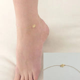 12pcs USA Leaf Chains Anklets
