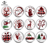 12pcs Mixed Chirstmas Snaps Buttons for Snap Jewelry